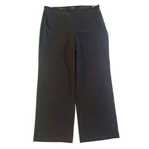 Talbots Pants Womens 16P Navy Blue Hollywood Petite Stretch Pull On Career Wear